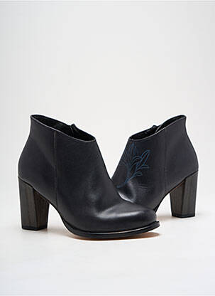 Bottines/boots matière lisse talon de 4 à 6cm noir NEOSENS femme