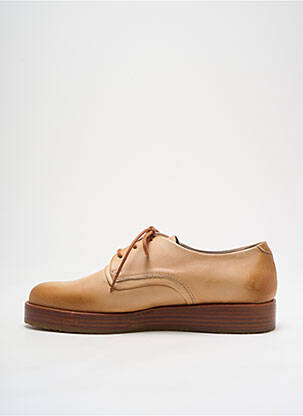Derbies tissage satiné talon plat jusqu'à 3cm marron NEOSENS femme
