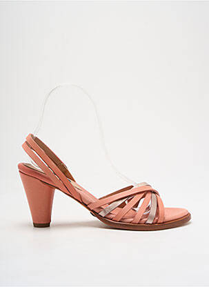 Sandales/nu pieds matière lisse talon de 4 à 6cm rose NEOSENS femme