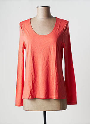 T-shirt manches longues manches longues orange LA FEE MARABOUTEE femme