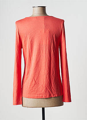 T-shirt manches longues manches longues orange LA FEE MARABOUTEE femme