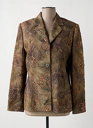 Blazer poches marron FRANK WALDER femme