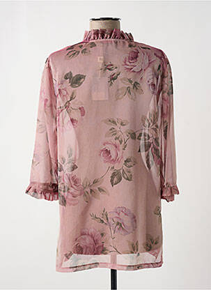 Tunique manches longues légère et transparente rose PAUL MAUSNER femme