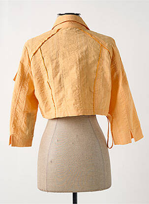 Veste casual coupe droite orange FRED SABATIER femme