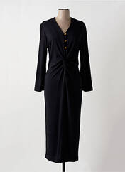 Robe longue noir HUG AN' CO pour femme seconde vue