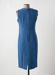 Robe mi-longue bleu ENZO CAPITANI pour femme seconde vue