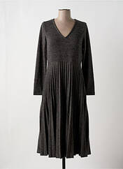 Robe mi-longue gris MALOKA pour femme seconde vue