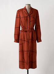 Robe mi-longue orange PAUL MAUSNER pour femme seconde vue