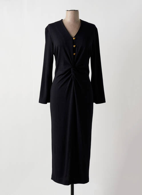 Robe longue noir HUG AN' CO pour femme