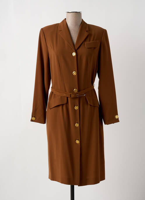 Robe mi-longue jaune JEAN BIOLAY pour femme