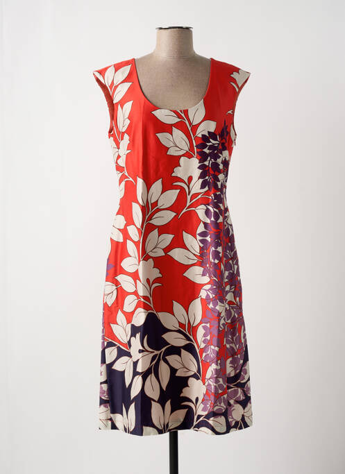 Robe mi-longue rouge CONCEPT K pour femme