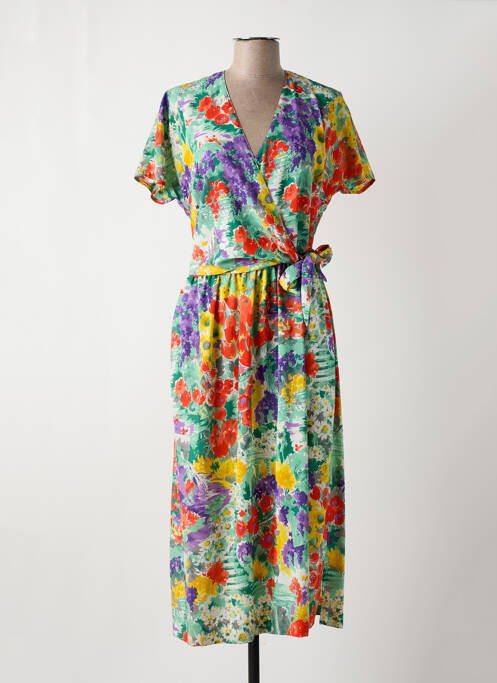 Robe mi-longue vert DEVERNOIS pour femme