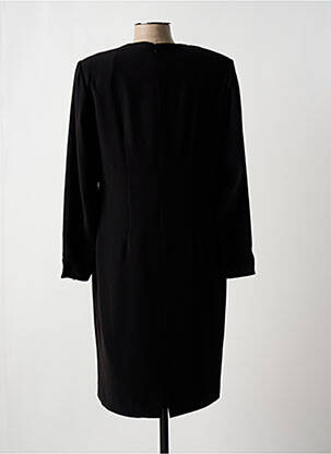 Robe mi-longue manches longues manches longues noir JEAN BIOLAY femme