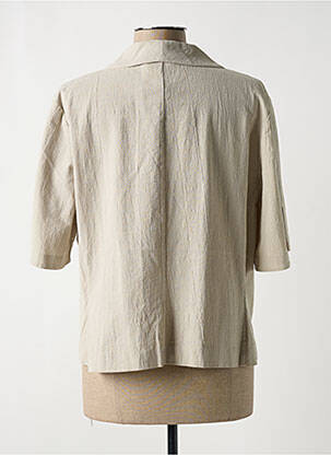 Blazer coupe cintrée beige DEVERNOIS femme