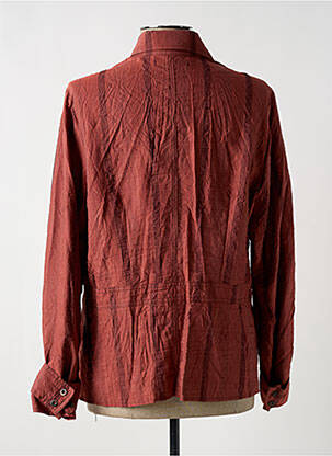 Chemisier coupe cintrée manches longues rouge FRED SABATIER femme