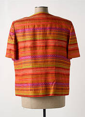 Veste chic orange MARCELLE GRIFFON pour femme seconde vue