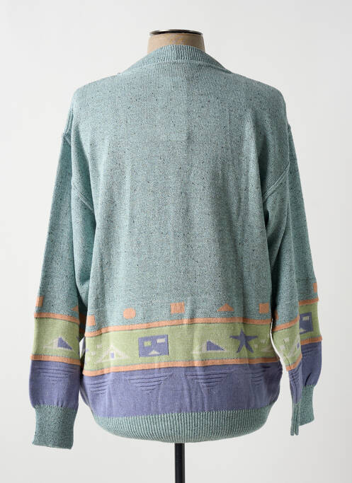 Gilet manches longues bleu MONTE CARLO femme