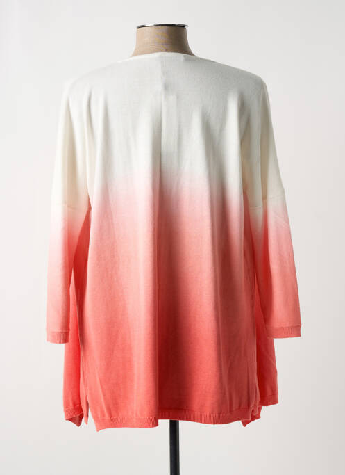 Gilet manches longues orange KATMAI pour femme