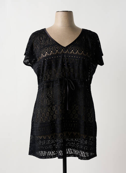 Robe de plage noir PASTUNETTE pour femme