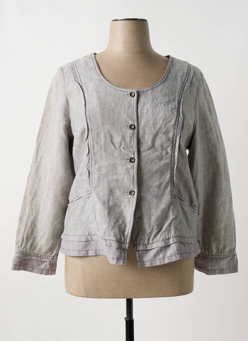 Veste casual gris CAMAGE pour femme