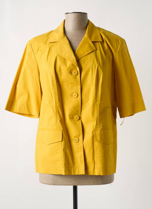 Veste casual jaune JEAN BIOLAY pour femme