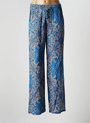 Pantalon droit bleu LA FEE MARABOUTEE femme