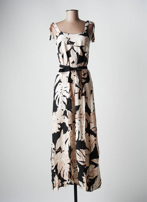 Robe longue beige LA FEE MARABOUTEE femme