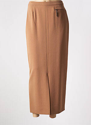 Jupe longue taille haute marron FRED SABATIER femme