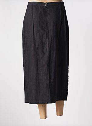 Jupe longue fermeture zippée au dos noir FRANCE RIVOIRE femme