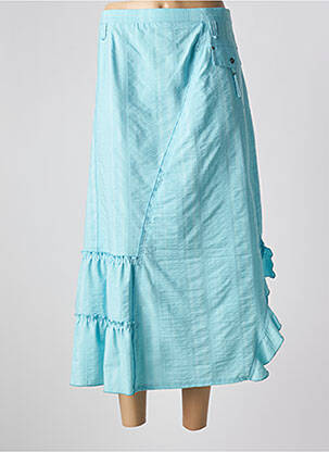 Jupe longue taille haute bleu FRED SABATIER femme