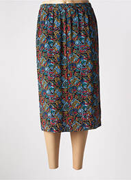 Jupe mi-longue taille normale bleu DEVERNOIS femme