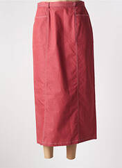 Jupe longue rouge FELINO pour femme seconde vue