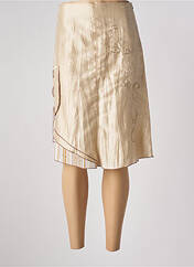 Jupe mi-longue beige QUATTRO pour femme seconde vue