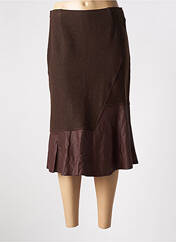 Jupe mi-longue marron ANIMALE pour femme seconde vue