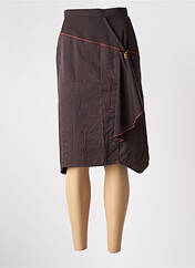 Jupe mi-longue marron FRED SABATIER pour femme seconde vue