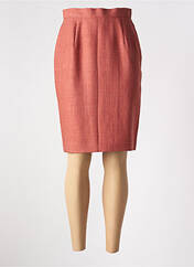 Jupe mi-longue orange PERSPECTIVES pour femme seconde vue