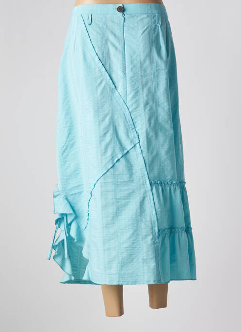 Jupe longue bleu FRED SABATIER pour femme