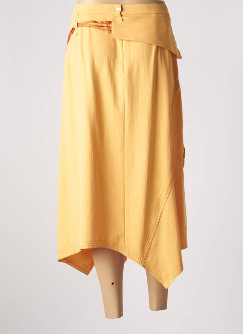 Jupe longue jaune FRED SABATIER pour femme