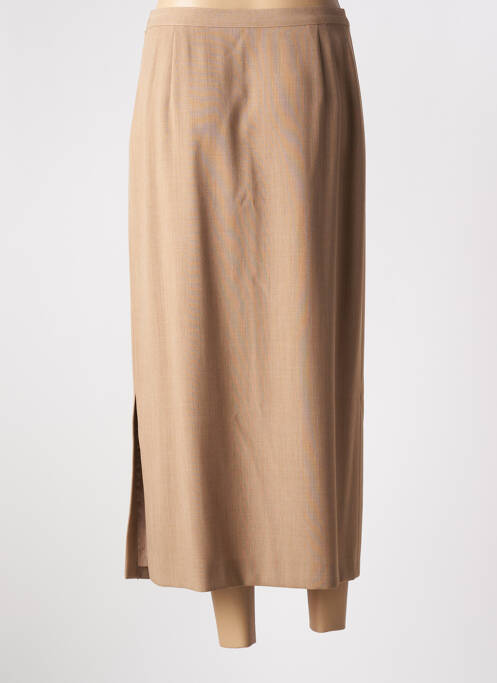 Jupe longue marron MAFECCO pour femme