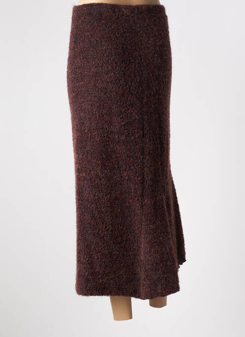 Jupe longue marron MAFECCO pour femme
