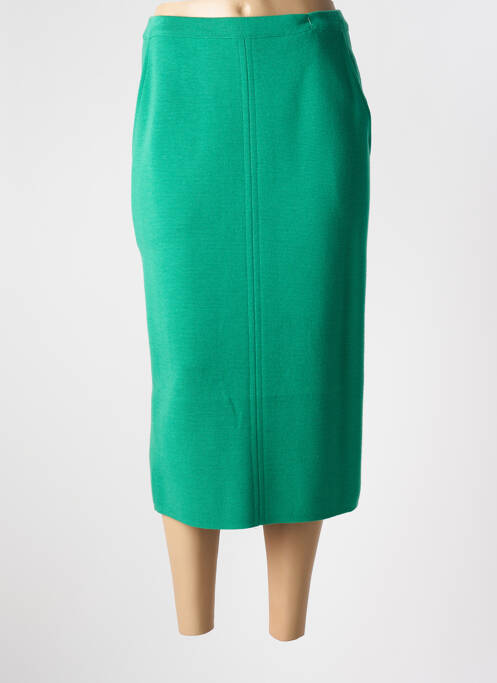 Jupe longue vert DEVERNOIS pour femme