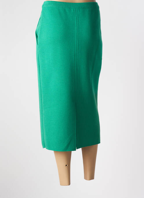 Jupe longue vert DEVERNOIS pour femme