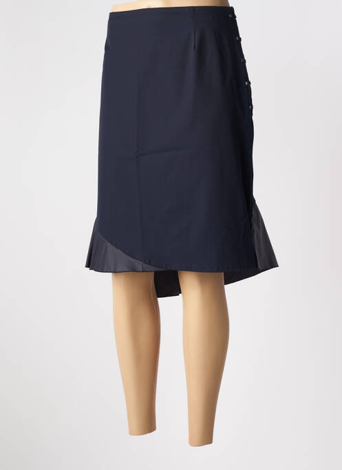 Jupe mi-longue bleu ANIMALE pour femme