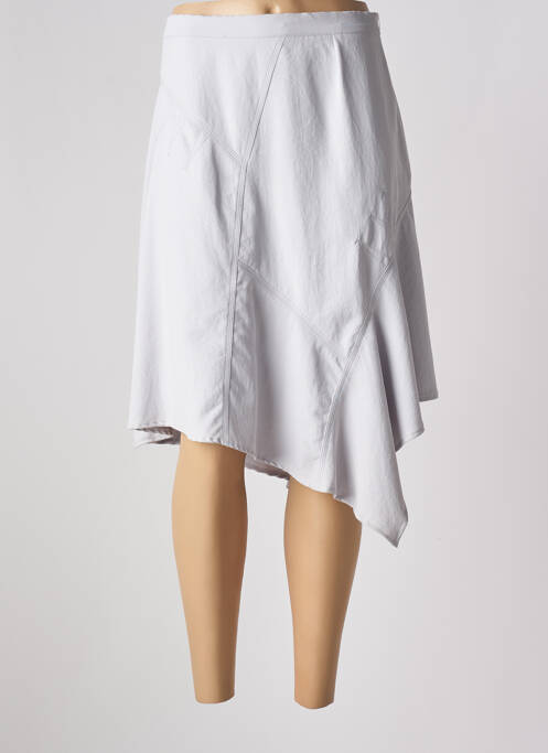 Jupe mi-longue gris FRED SABATIER pour femme