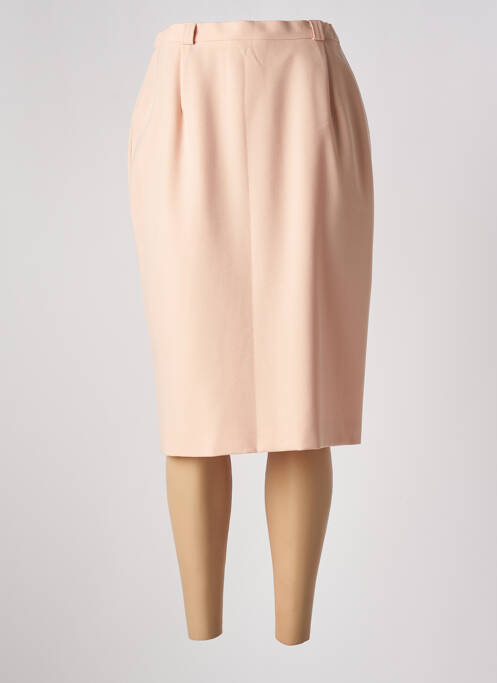 Jupe mi-longue orange PAUL MAUSNER pour femme