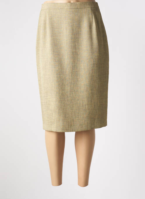Jupe mi-longue vert FRANK WALDER pour femme