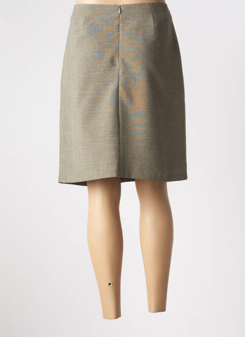 Jupe mi-longue vert LUCCHINI pour femme