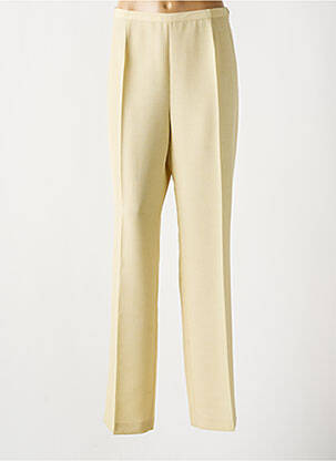 Pantalon droit coupe droite beige MAFECCO femme