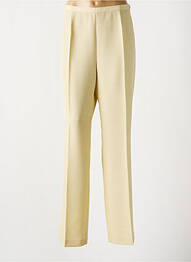 Pantalon droit coupe droite beige MAFECCO femme