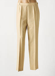 Pantalon droit coupe droite beige PAUL MAUSNER femme